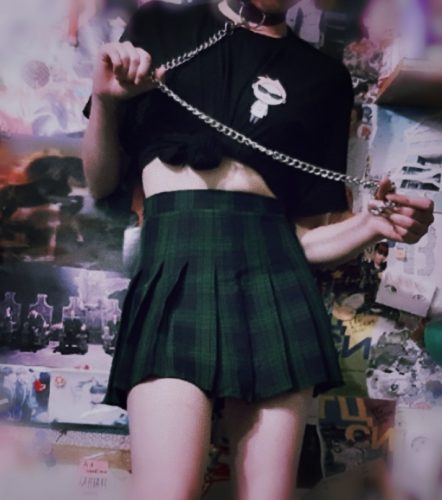 Korean Plaid Skirt photo review