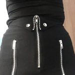 Gothic harajuku Grunge pants women zipper photo review
