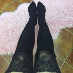 Kawaii Thigh-High Warm Stockings Lace Leggings photo review