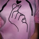 Pastel Pink K-Pop Heart Sweatshirt photo review