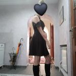 Black Sexy Dress Shoulder See Through photo review