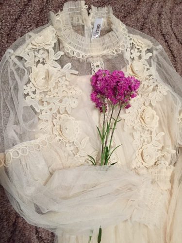 Lace Flower Long Dress photo review