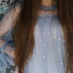 Shiny Mesh Long Sleeves Dress photo review