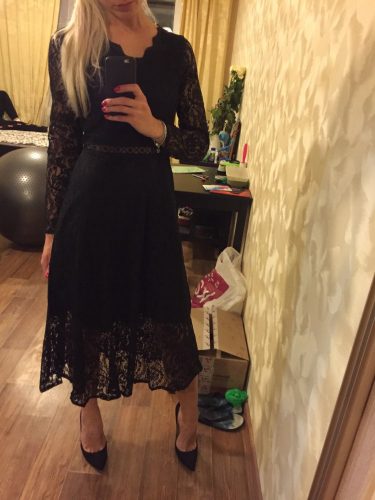 Long Sleeve Lace Dress photo review