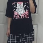 Streetwear Japanese Girl Heart Print photo review