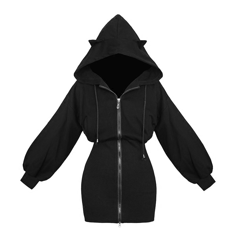 black hoodies