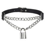 Lock Chain necklace choker