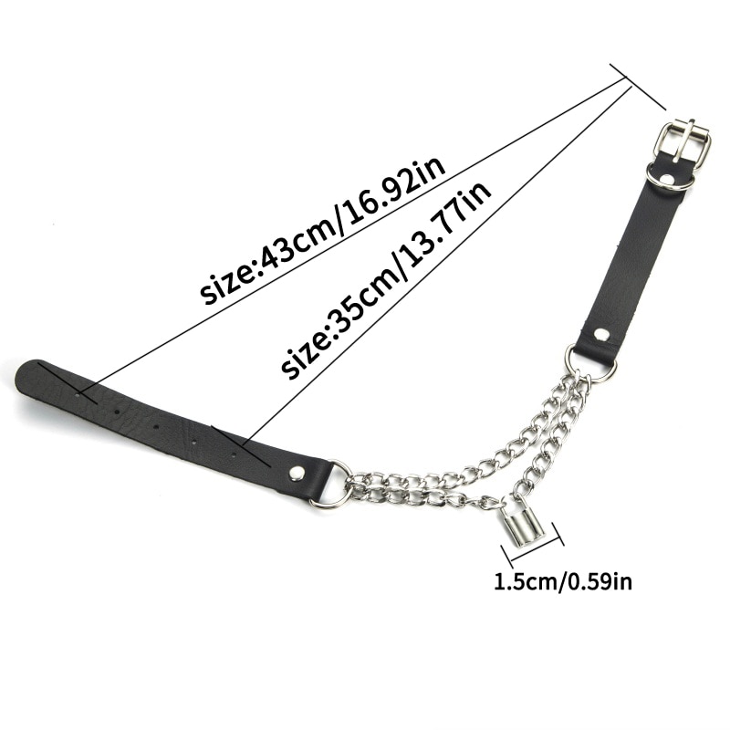 Lock Chain necklace choker