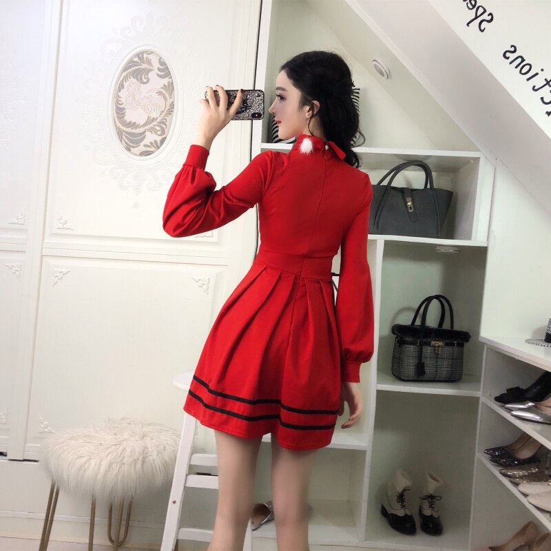 Sweet Sexy Love Heart Hollow Out Short Sleeve Polo Dress