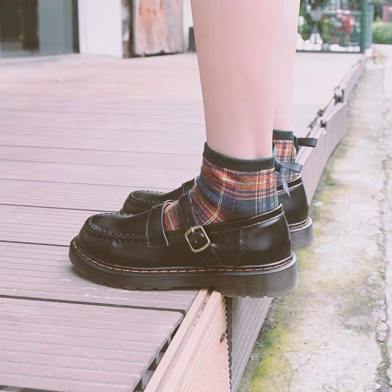Kawaii Harajuku Flat School Uniform Shoes