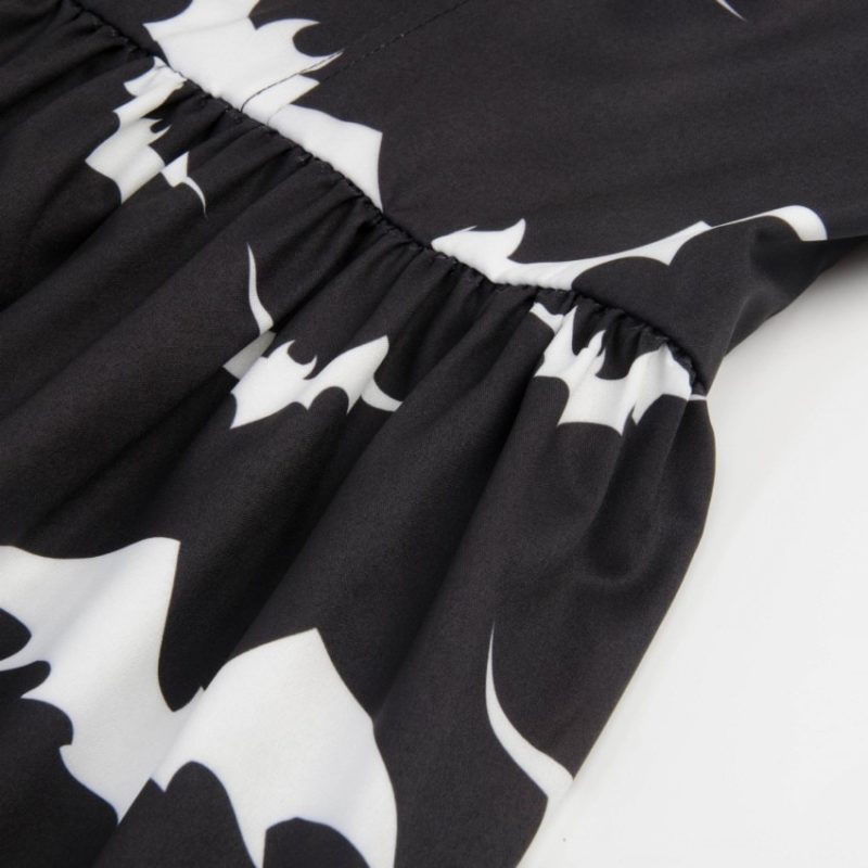 Bat Vintage A-Line Dress