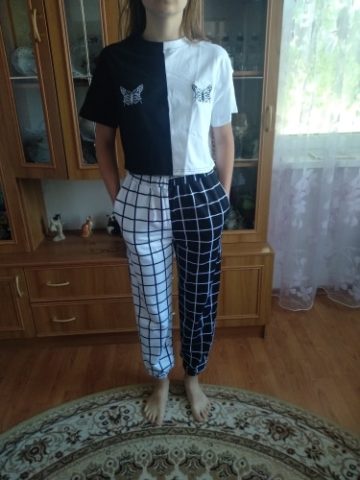 Checkerboard Stylish Pants photo review