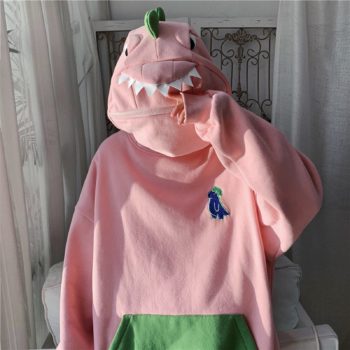 baby shark embroidery zipper letter plush moletom com capuz