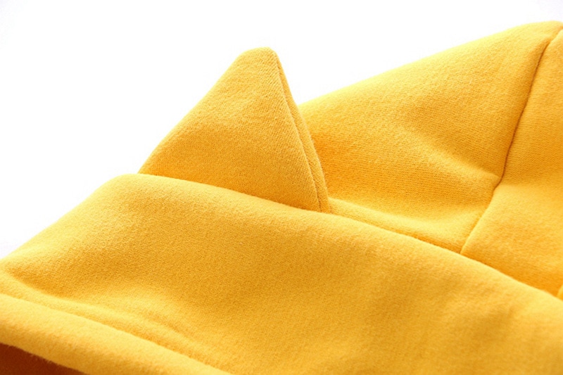 Cute Dog Warm Yellow Hoodie
