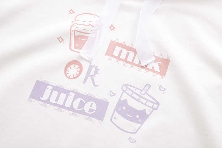 Milk Or Juice Cute Mori Hoodie