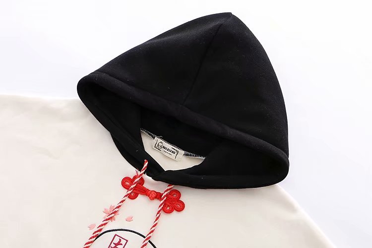Hooded Winter Long Sleeve Chinese style Embroidery Hoodie